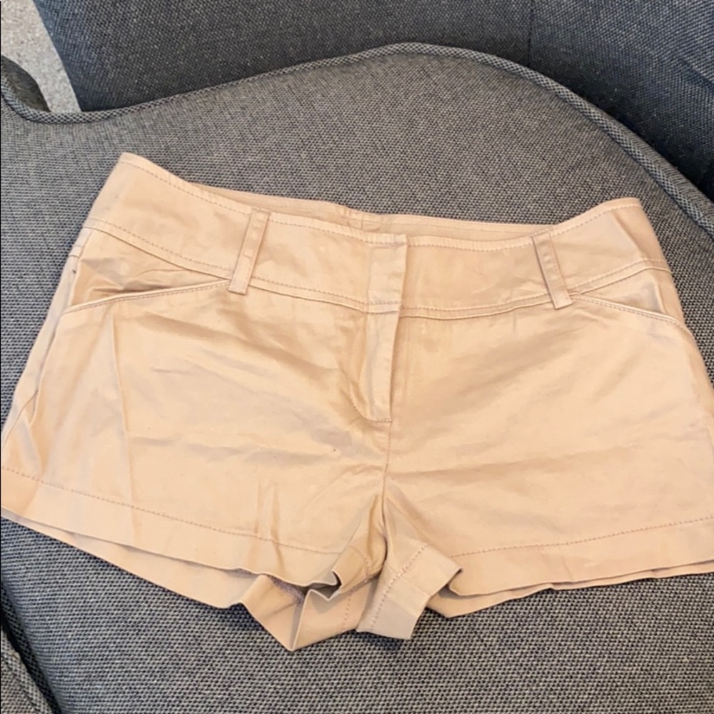 Tan Shorts.